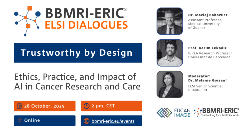 ELSI Dialogues: Trustworthy by design – Ethics, practice and impact of Al in cancer research and care