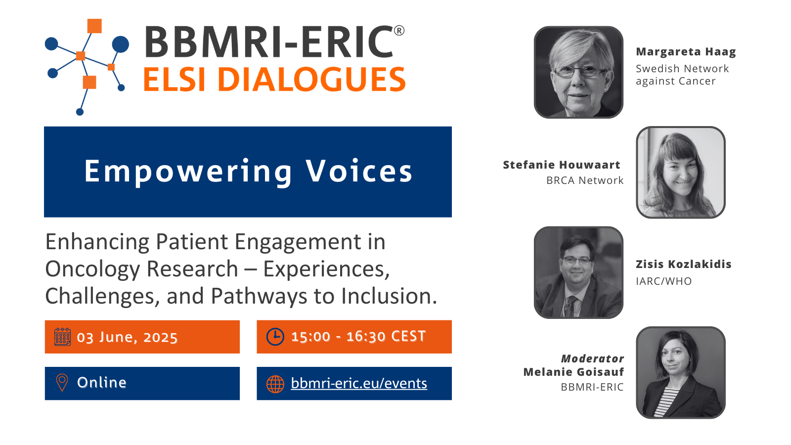 ELSI Dialogues: Empowering voices: Enhancing patient engagement in oncology research