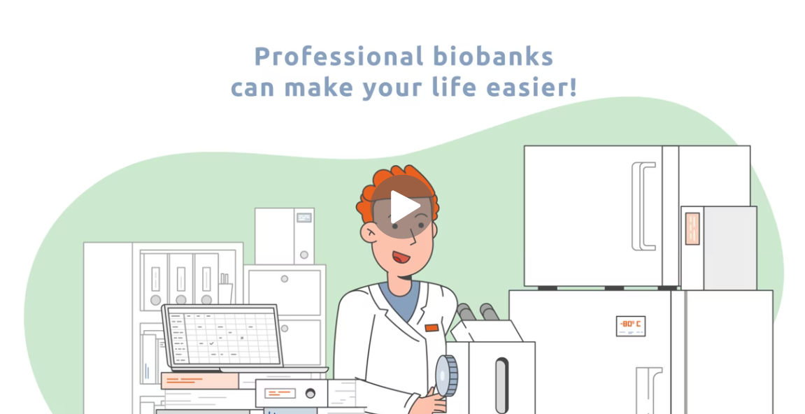 A picture from German Biobank Node (GBN), BBMRI.at, and Swiss Biobanking Platform (SBP) release joint film