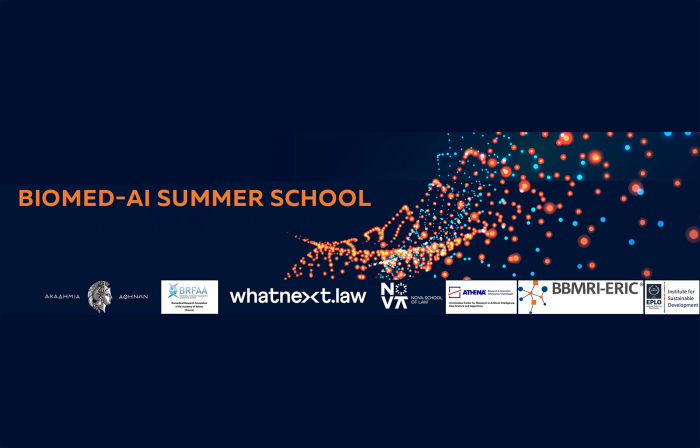 the biomes summer school logo in black and orange